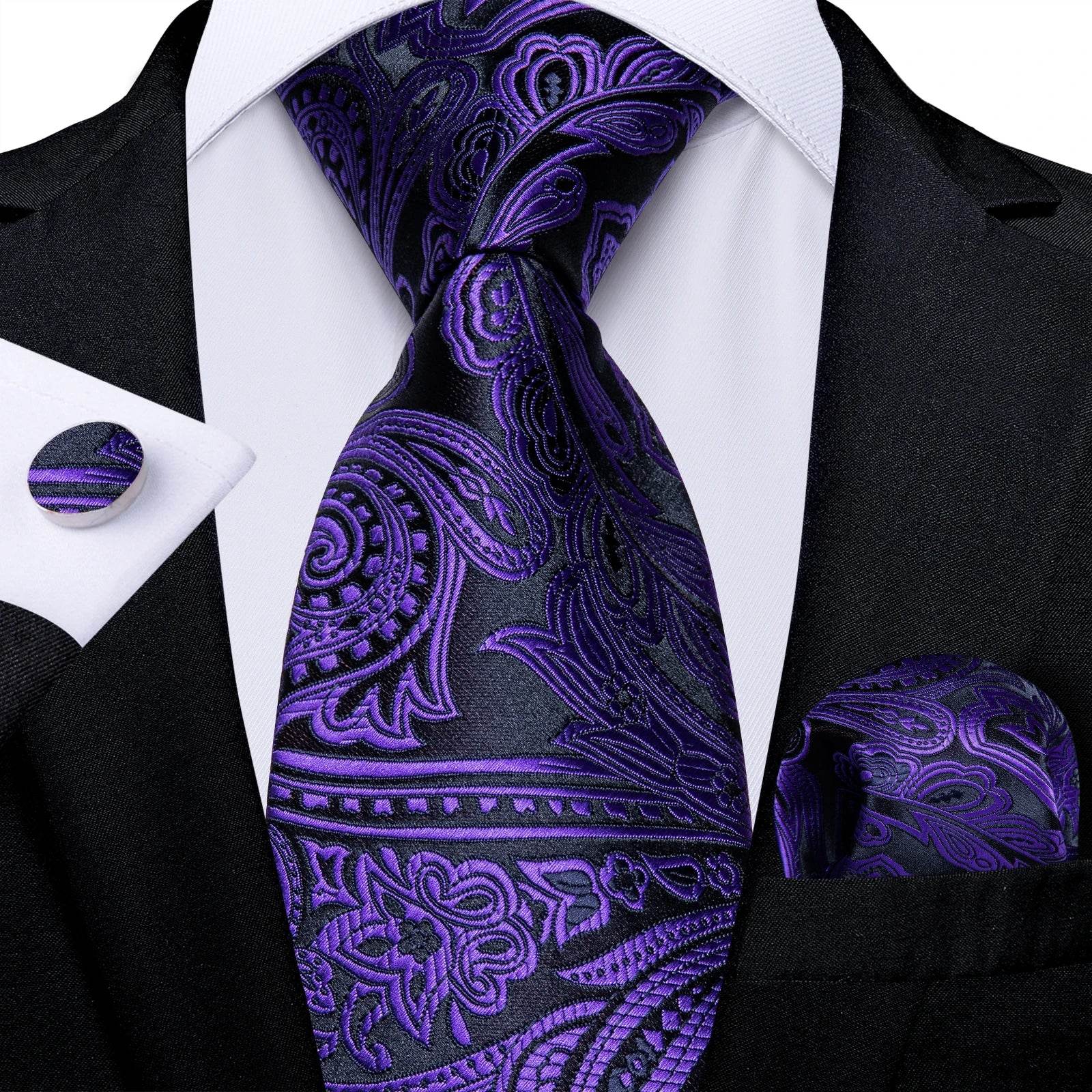Striking Silk Tie Sets for Men - VacationGrabs