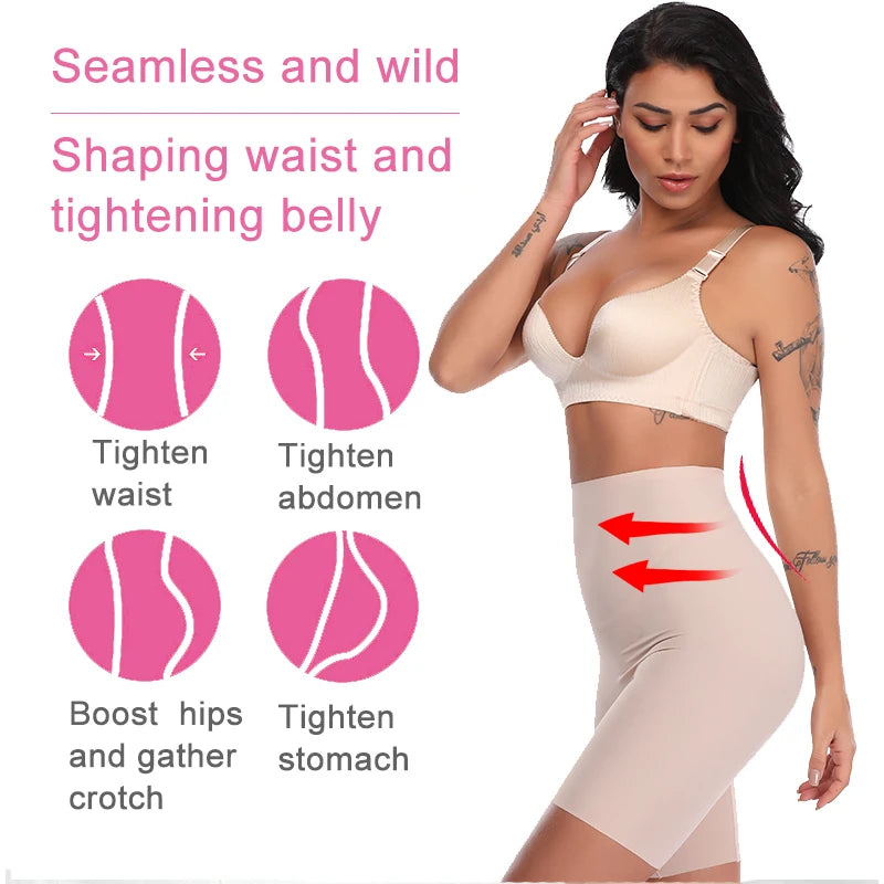 High Waist Control Panties - Women's Shapewear Shorts
