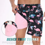 Comfortable Swim Trunks for Mens with Phone Pocket