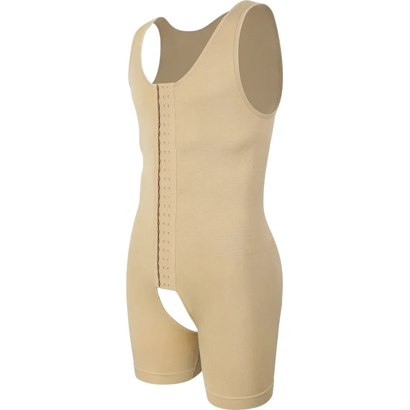 Men's Sleeveless Compression Bodysuit - Tummy Control Shaper