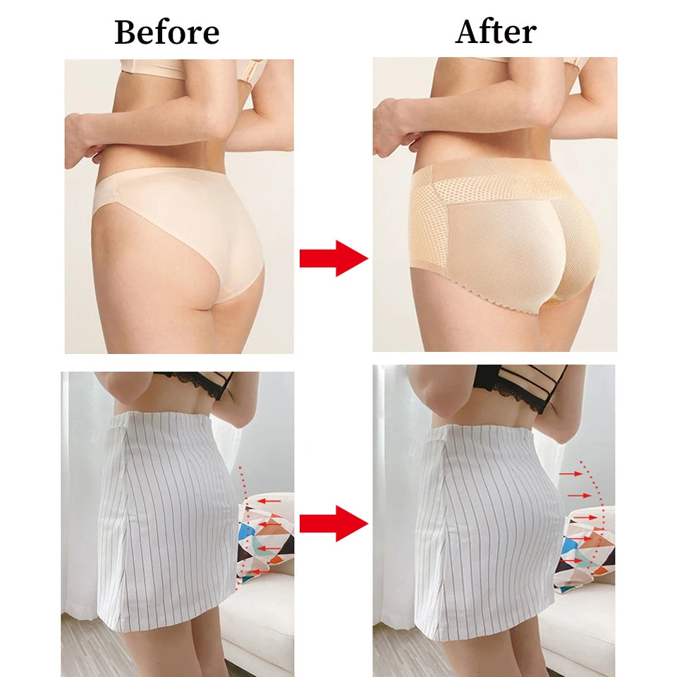 Butt Lift Shaper Panties with Hip Pads for Women