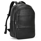 Sac à dos en cuir de luxe 15,6" pour homme, sac à dos de voyage pour ordinateur portable