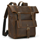 Vintage Men’s Leather Backpack Travel Laptop Anti-Theft Bag - VacationGrabs