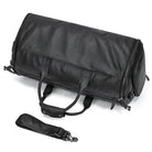 Fashion Leather Duffel Bag – Folding Bag for Suits and Travel - VacationGrabs