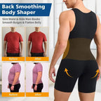 Men's Sleeveless Compression Bodysuit - Tummy Control Shaper