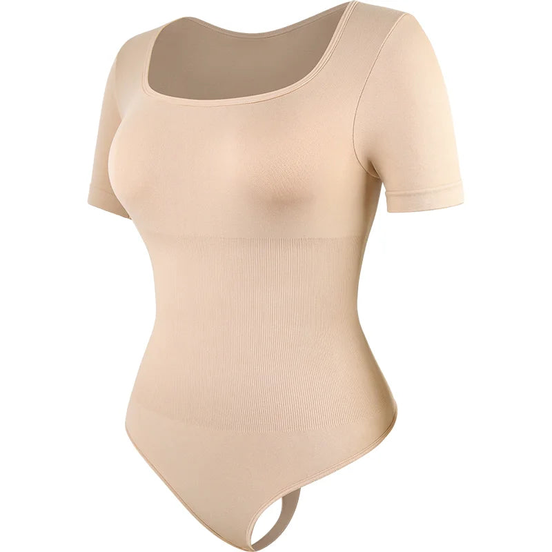 Plus Size Firm Control Thong Bodysuit Shapewear