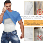 Mens Compression Shirts Body Shaper Slimming Undershirt Tank Tops  Sleeveless Workout Tummy Control Shapewear Vest