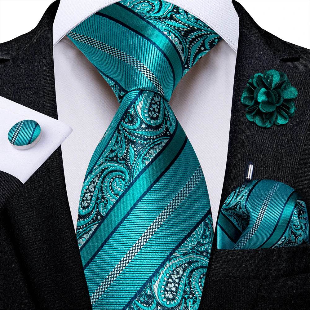 Silk Tie Sets for Men - Daring Patterns - VacationGrabs