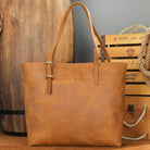 Genuine Leather Business Shoulder Bag for Documents Messenger Bag - VacationGrabs