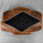 Duffel Bag for Men Crazy Horse Leather - VacationGrabs
