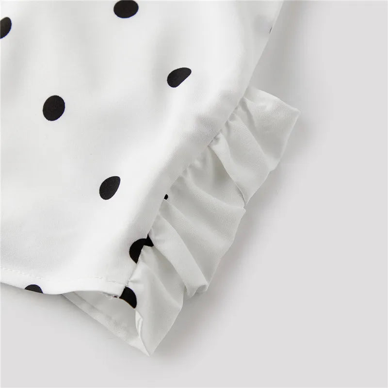 VacationGrabs Women’s Satin Halter Tank Tops Summer Fashionable Dot Print Cowl Neck Backless