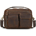 Vintage Genuine Leather Men’s Shoulder Sling Crossbody Bag - VacationGrabs