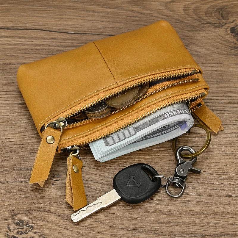 Hot Sale Genuine Leather Credit Card Short Wallet for Men & Women - VacationGrabs