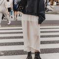 VacationGrabs Fashion Women Sheer Skirt Y2K Polka Dot Ankle Length Long Sheer Skirt Summer Spring Casual Party Wear High Waist Skirt