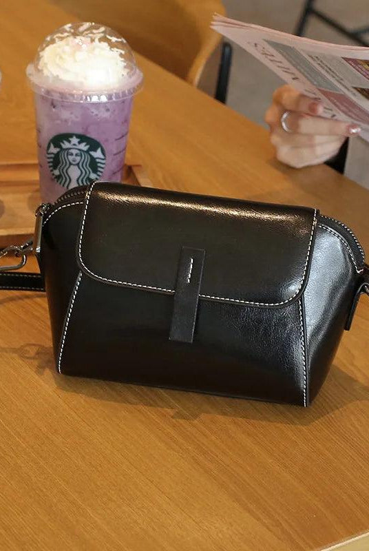  Women's and Teens Small Leather Crossbody Bags Genuine Leather
