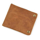 Vintage Zipper Leather Trifold Wallet Men & Women Luxury Design - VacationGrabs
