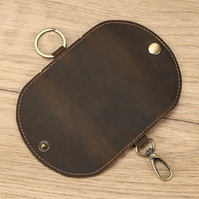 Leather Key Wallet for Car Housekeeper Holder Keychain Bag Case - VacationGrabs
