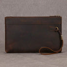 Fashion Genuine Leather Men’s Day Clutches 6-inch iPhone Wallet Cowskin Clutch - VacationGrabs