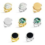 Hidden Lipstick Holder Open Ring, 18K Gold-Plated Steel