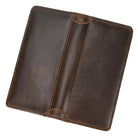 Casual Men’s Long Wallet with Mobile Phone Card Holder Natural Cow Skin - VacationGrabs