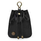 Creative Handmade Leather Coin Purse Retro Style with Silver Bag Design - VacationGrabs
