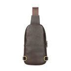 Genuine Leather Small Sling Bag Backpack for Men Travel Outdoor Hunting Hiking Camping