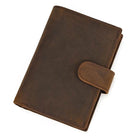 High-Quality Genuine Leather Card Wallet Men Women RFID Short Wallet - VacationGrabs