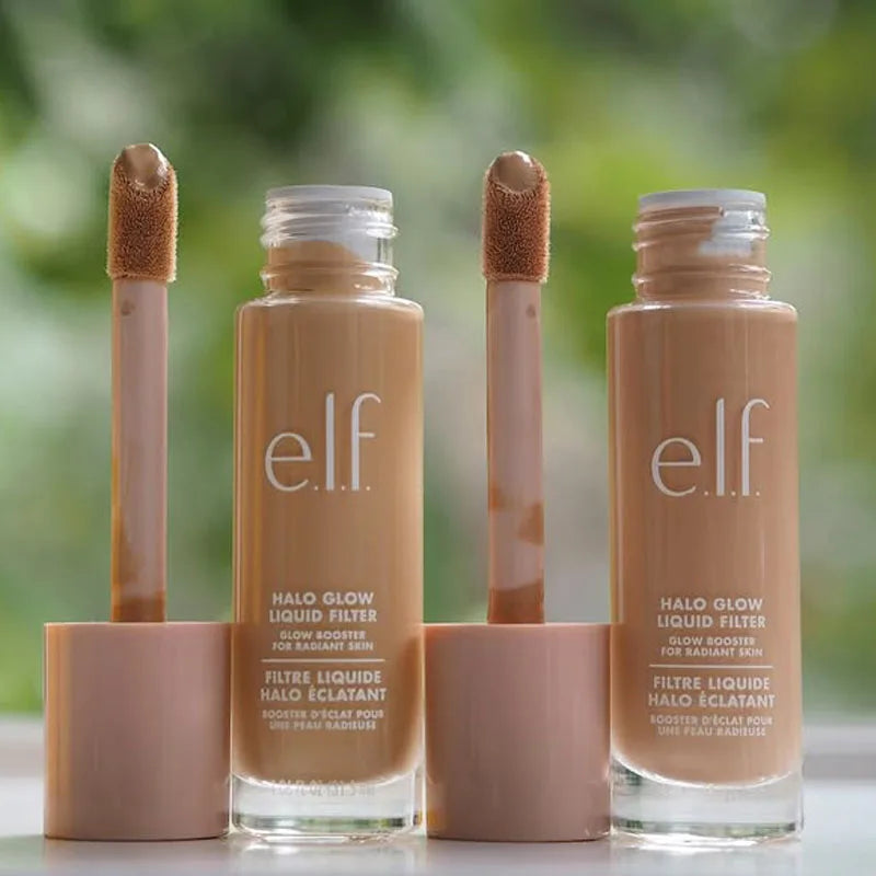 Elf Halo Glow Liquid Filter Liquid Foundation Base Makeup Power Grip Matte Primer Liquid Poreless Putty Primer Brand Cosmetics