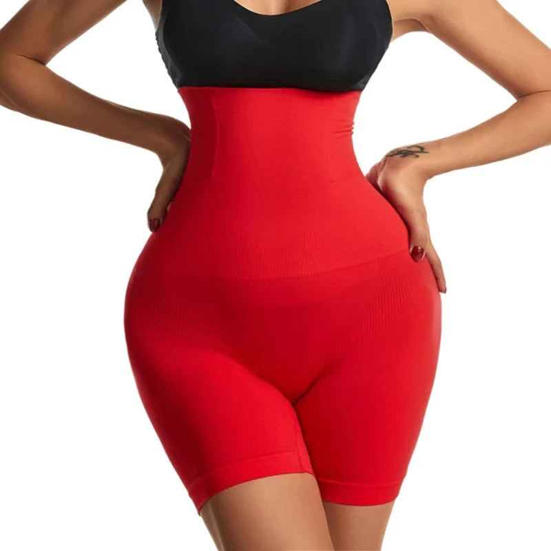 Women's High-Waisted Tummy Control Shaping Shorts, Seamless