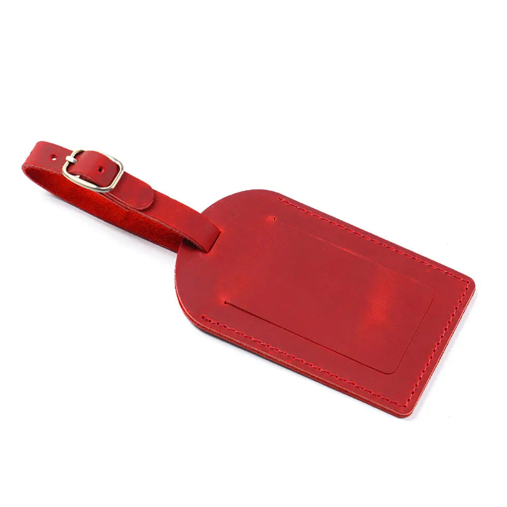 Personalized Leather Luggage Tags Boarding Pass