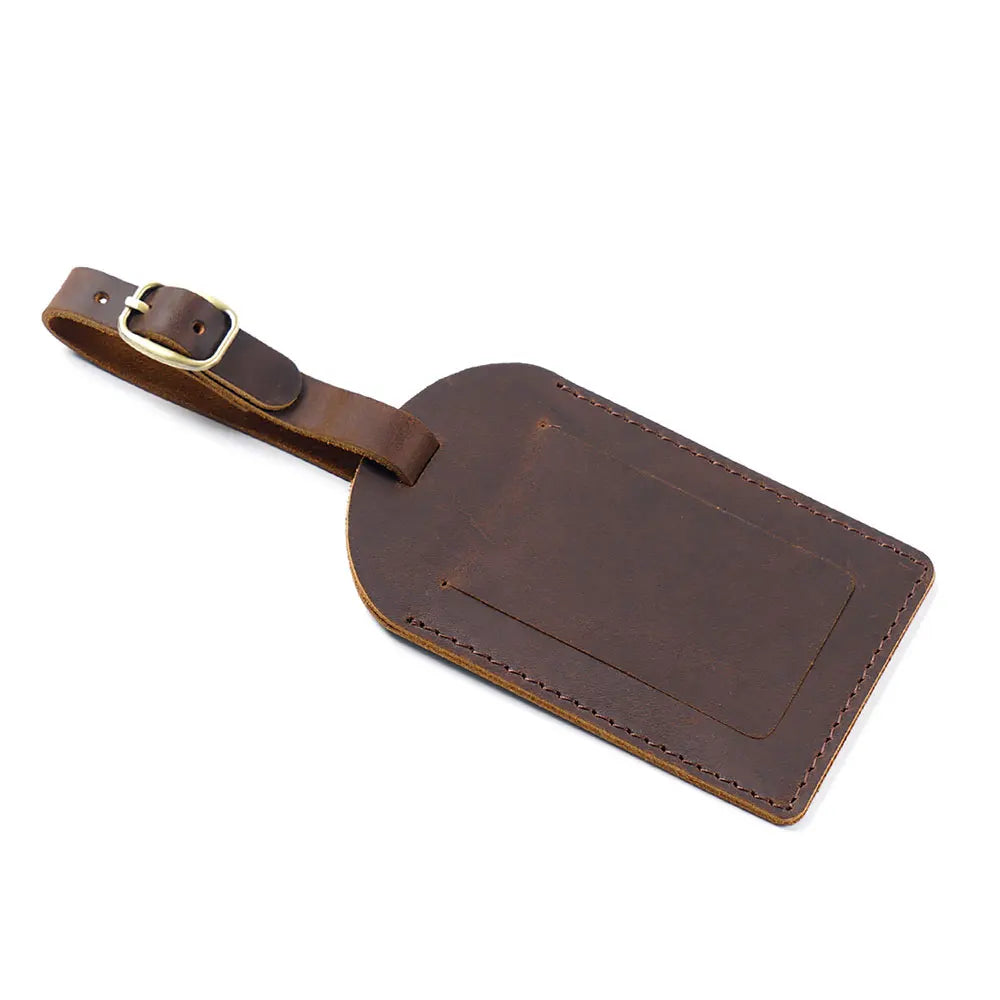 Personalized Leather Luggage Tags Boarding Pass