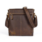 Fashion Leather Shoulder Bag Men’s Vintage Crossbody School Bag - VacationGrabs