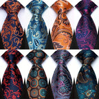 Luxury Floral Paisley Tie Set for Men - VacationGrabs