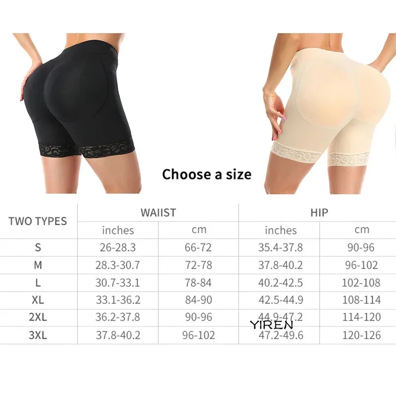 Seamless Padded Butt Lifter Shorts Women's Shaper Panties