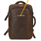 Business Leather Backpack Multifunctional Large Capacity Bag - VacationGrabs