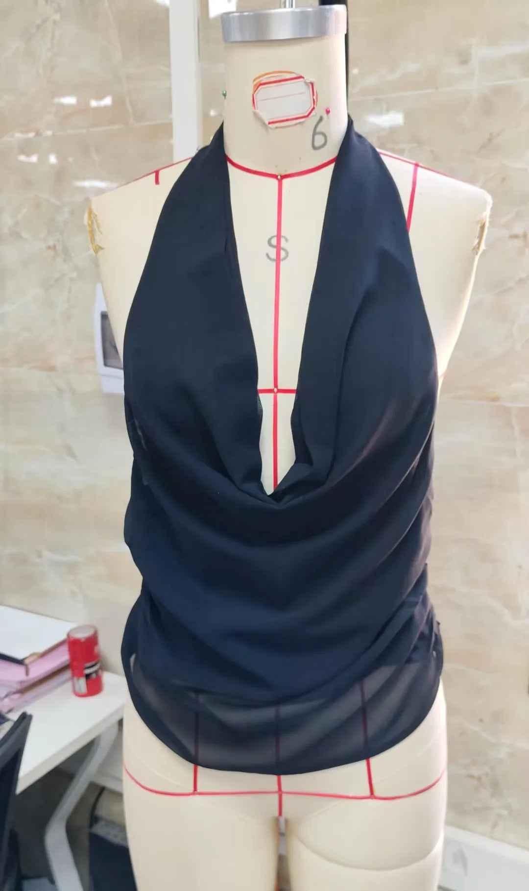 VacationGrabs Women Trendy Halter Tops Summer Ruched Cowl Neck Backless Sleeveless Shirts for Streetwear Aesthetic Grunge Clothes