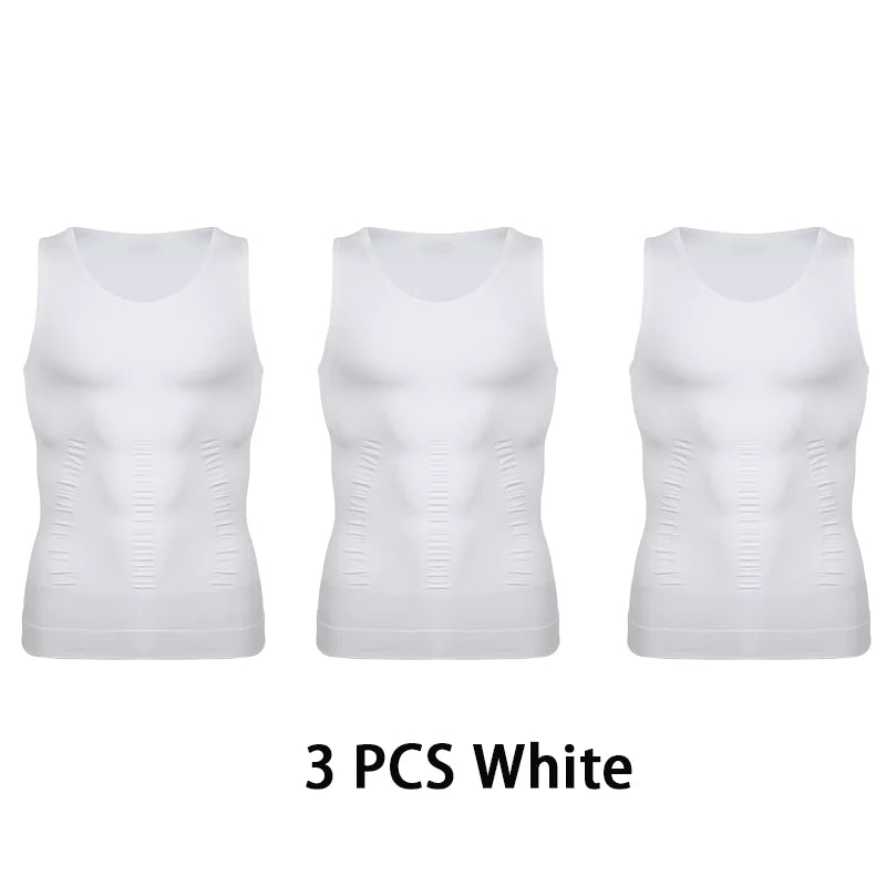 Men's Compression Undershirt for Tummy Control