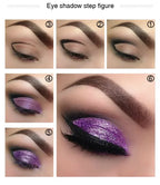 Waterproof Liquid Glitter Eyeshadow, Metallic Gel Cream