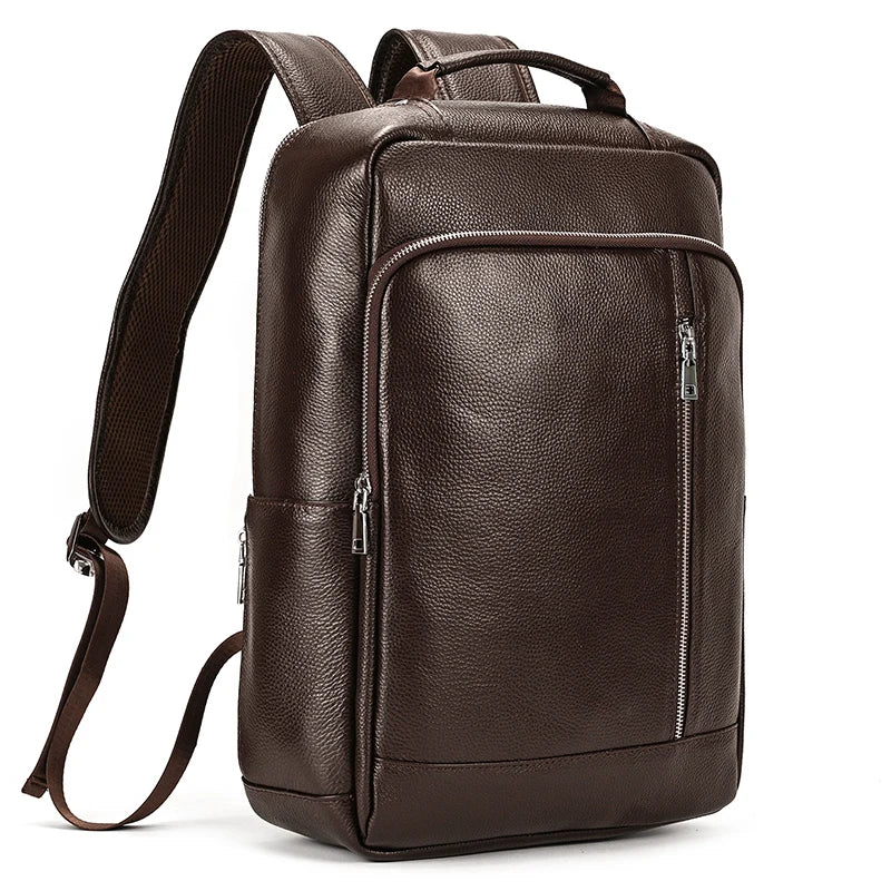 Vintage Leather Backpack 14" Laptop Crazy Horse Leather