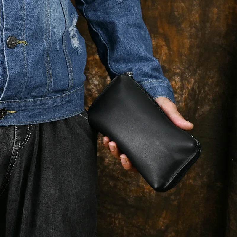 Women’s Mini Leather Coin Purse Small Cowhide Wallet - VacationGrabs
