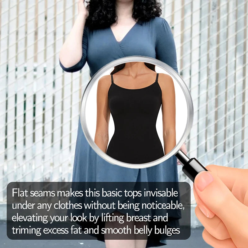 Women's Full Slip Shapewear Bodysuit - Tummy Control & Butt Lifter