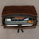 Retro Leather Shoulder Bag Men's Casual Vertical Sling - VacationGrabs