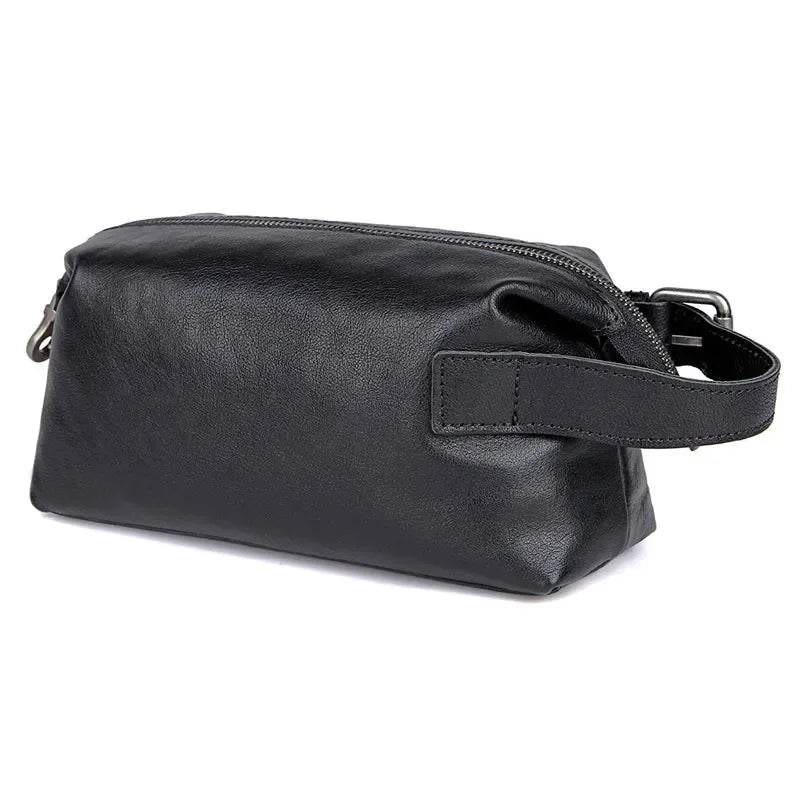 Vintage Crazy Horse Storage Clutch for Men & Women - VacationGrabs