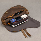 Vintage Genuine Leather Sling Bag for Men | Travel Crossbody