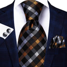 Multicolor Paisley 100% Silk Tie Sets for Men - VacationGrabs