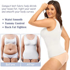 Women's Seamless Tummy Control Camisole with Built-In Bra