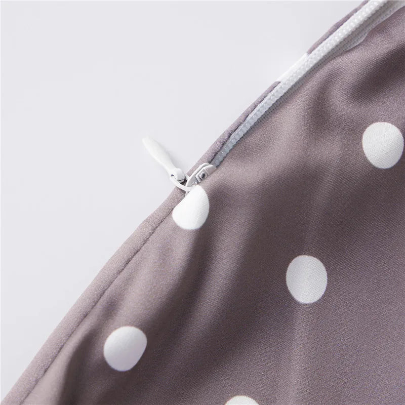 VacationGrabs Women Elegant Lace Satin Spliced Midi Skirts Sexy Dots Print High Waist Retro Casual Straight Midi Skirts Y2K Streetwear