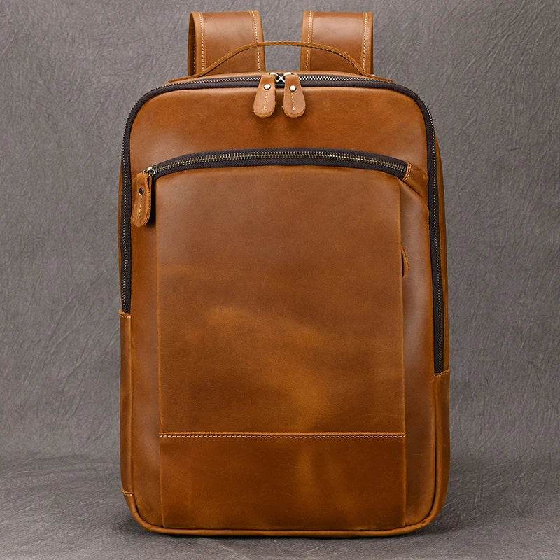 Unique Designer Leather Beetle Style Backpack for Men and Women - VacationGrabs