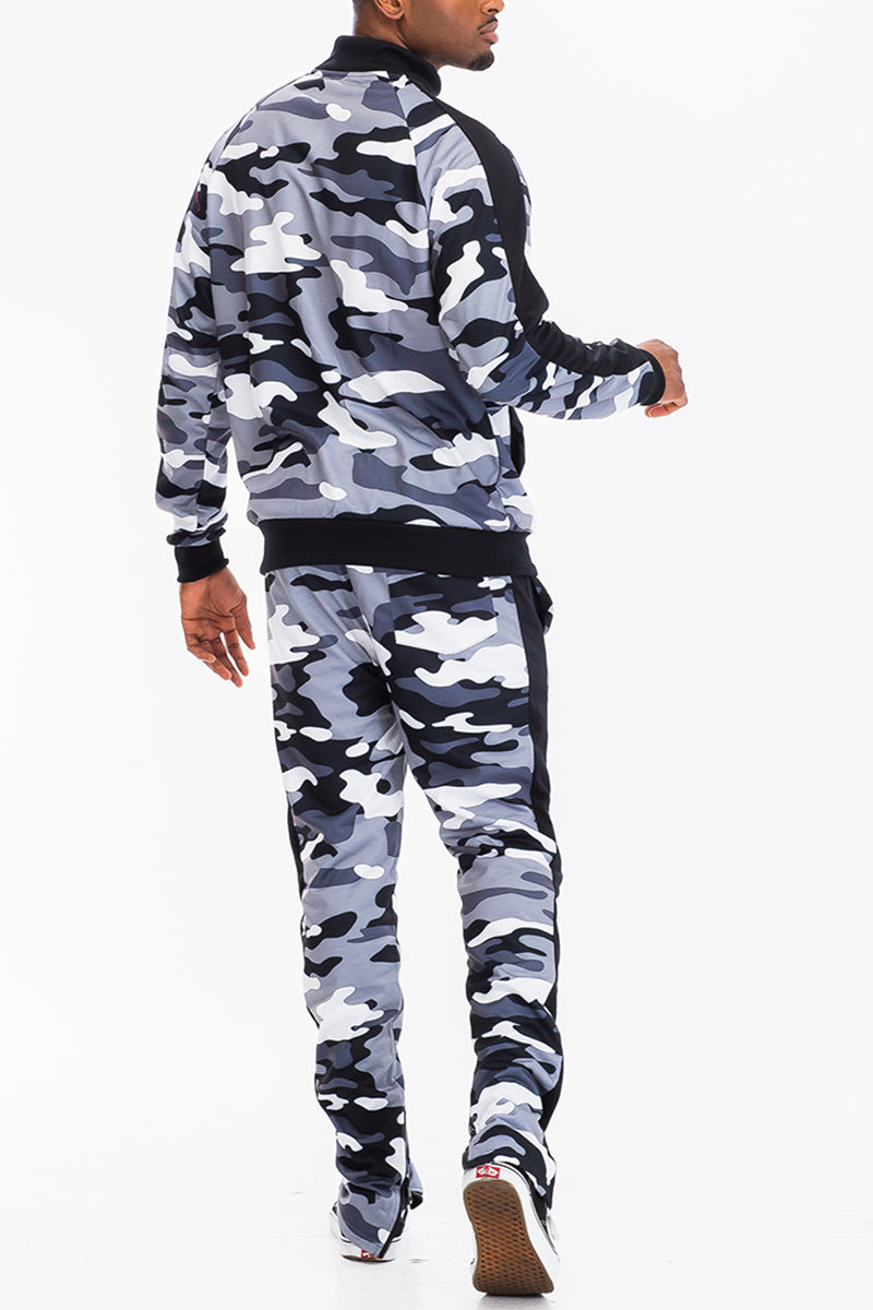 Full Camo Track Suit – Slim Fit Two-Piece Set