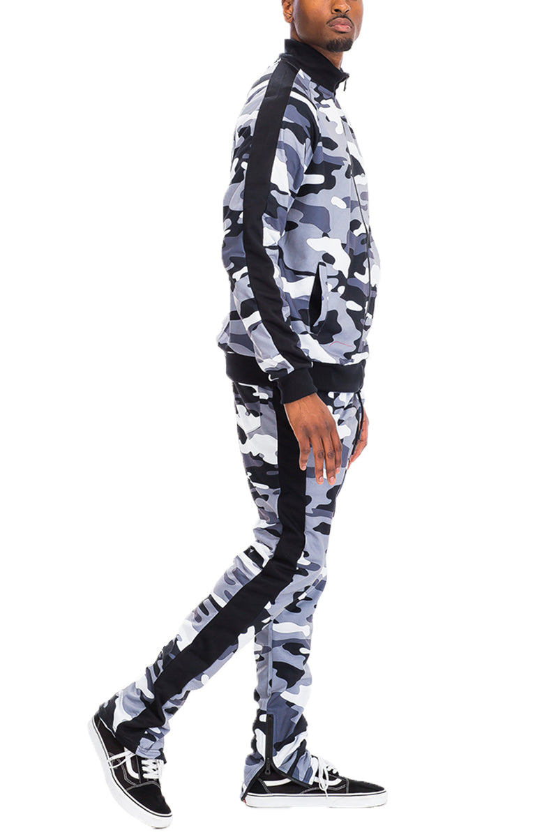 Full Camo Track Suit – Slim Fit Two-Piece Set
